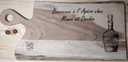 Planche apéro en bois exotique brut