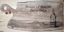 Planche apéro en bois exotique brut